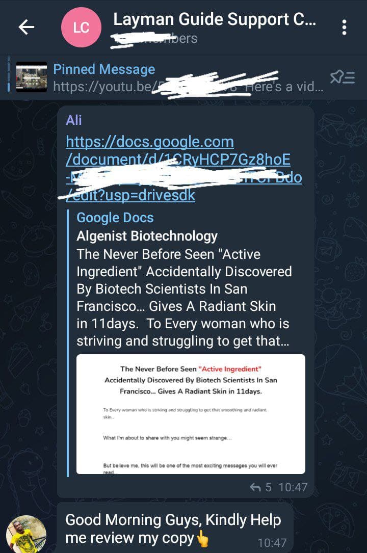 ali review copy