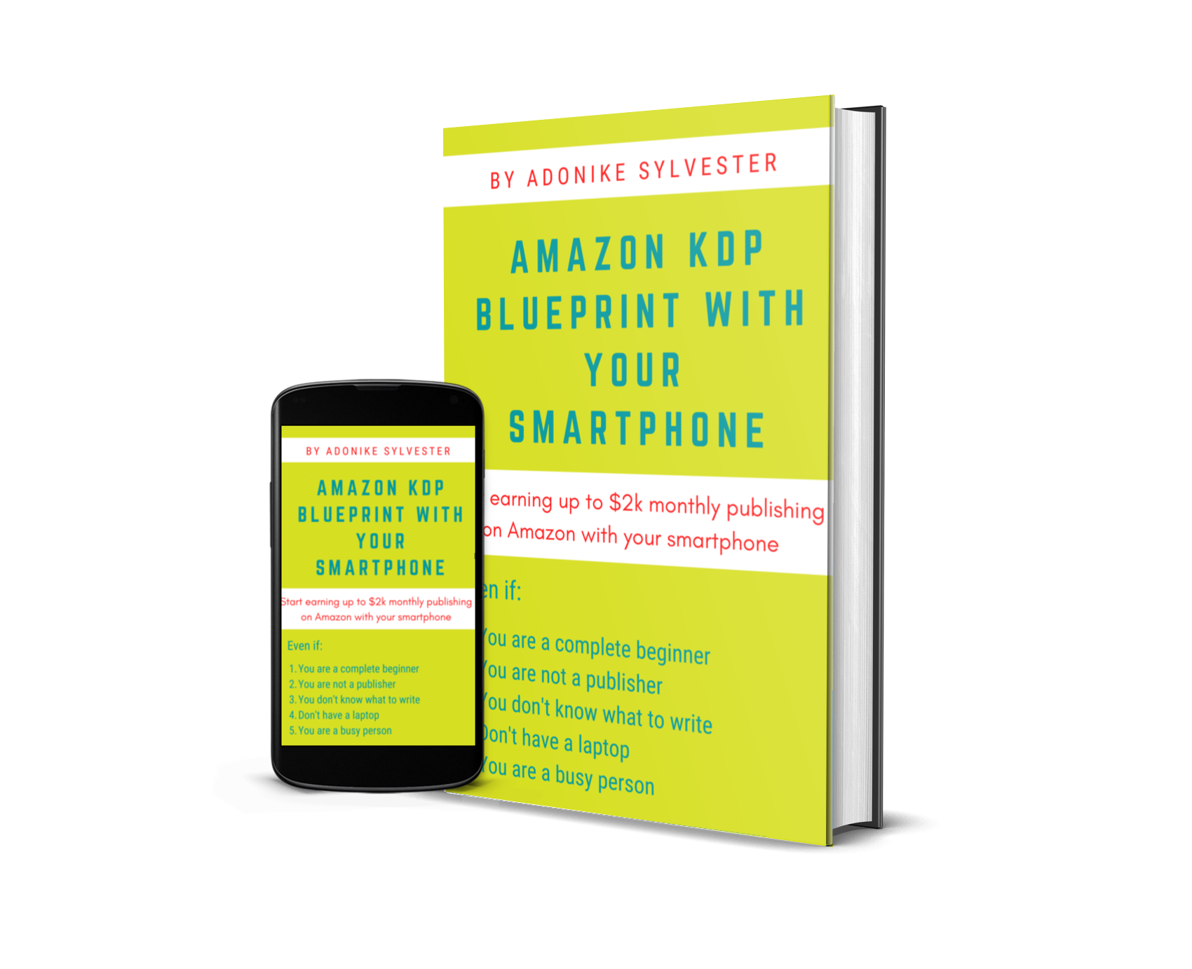 Amazon KDP Blueprint cover by Adonike Sylvester