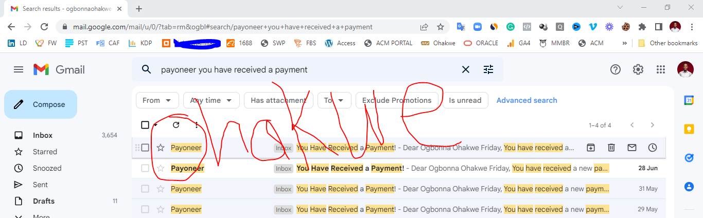 payoneer mails
