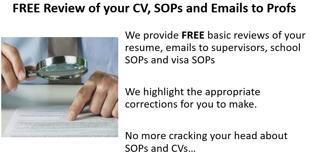 free CV reviews